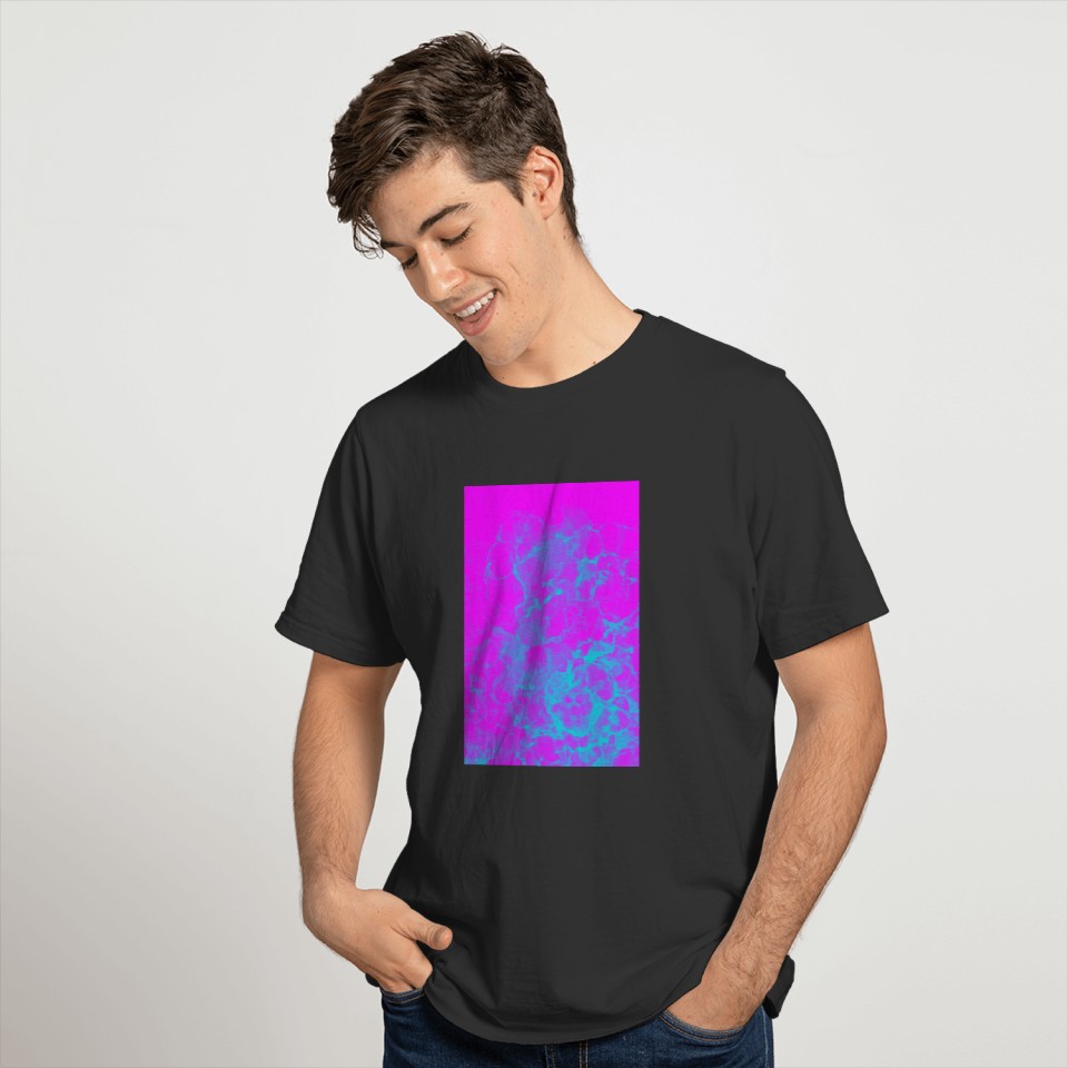 Alcohol Ink Abstract Painting Water and Sun Modern T Shirts