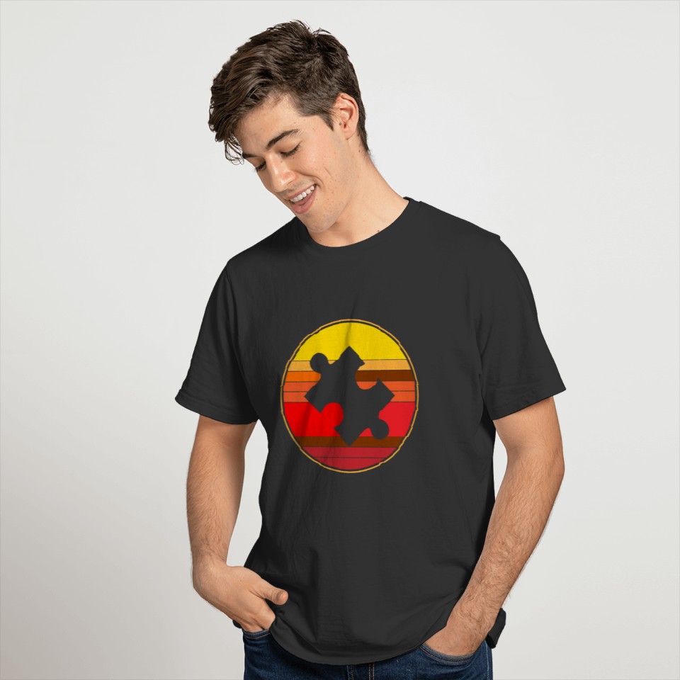 Autism awareness puzzle vintage Shirt T-shirt