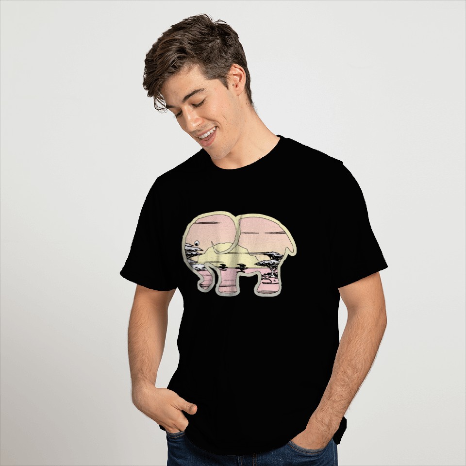 Elephant - sand / nature / africa T Shirts