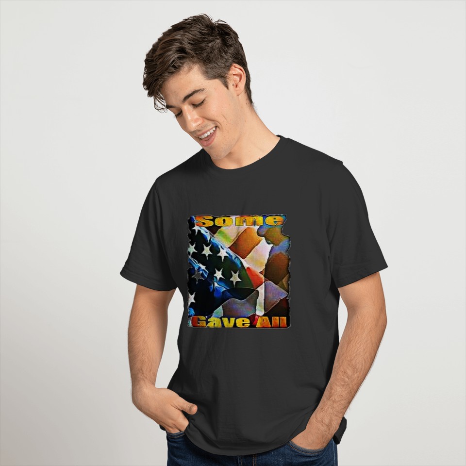 Some Give All Cartoonized T-shirt