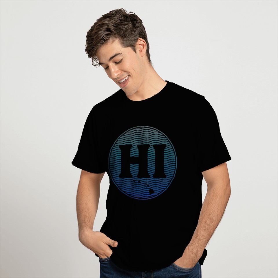 HI Hawaii State Hawaiian Islands T Shirts