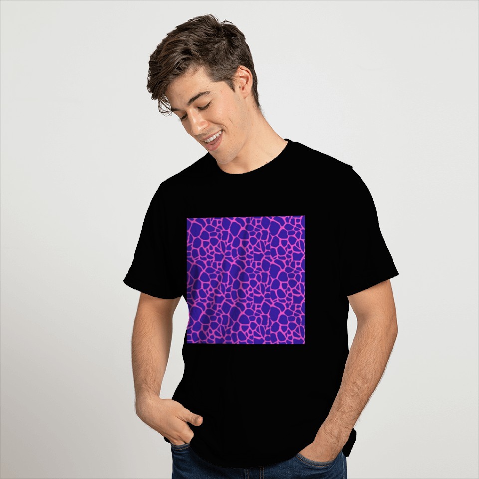 Turtle Neon Purple Pink Wild Animal Pattern T Shirts