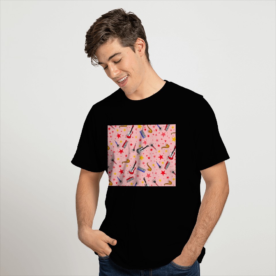 Band Pattern T Shirts