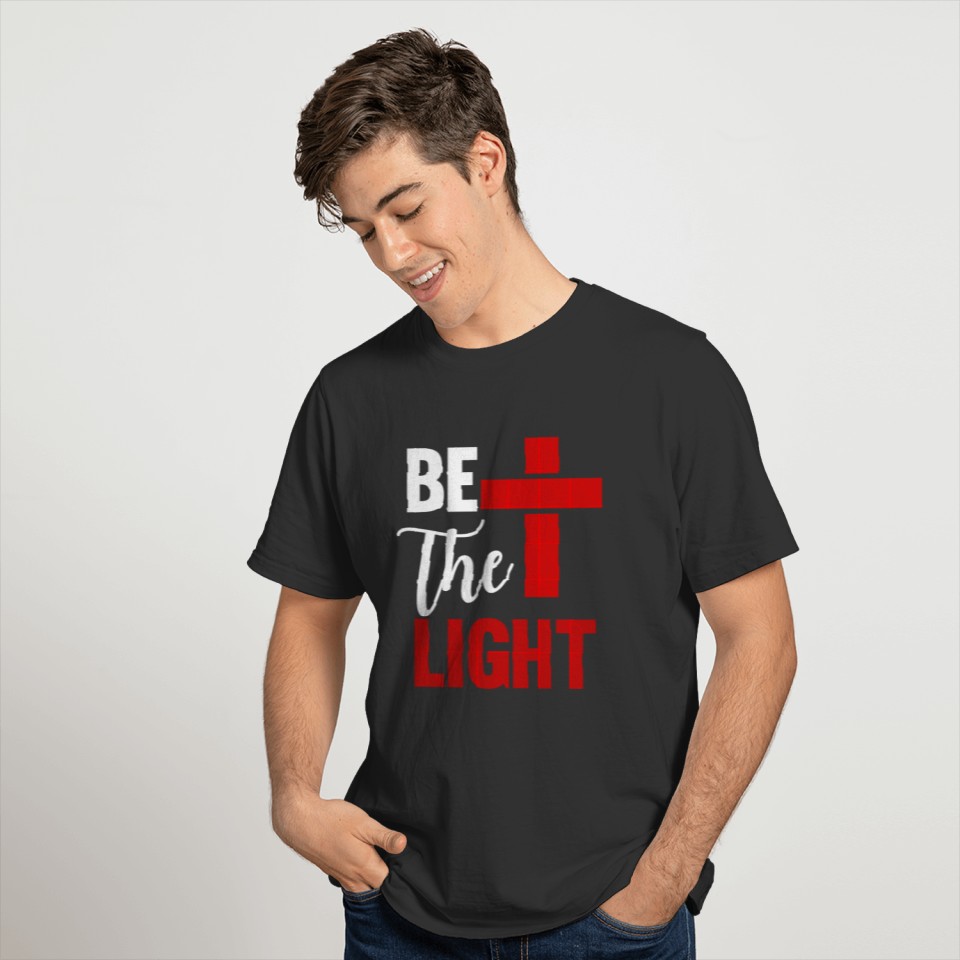 Be The Light Love Jesus Christian Christmas Gift T Shirts