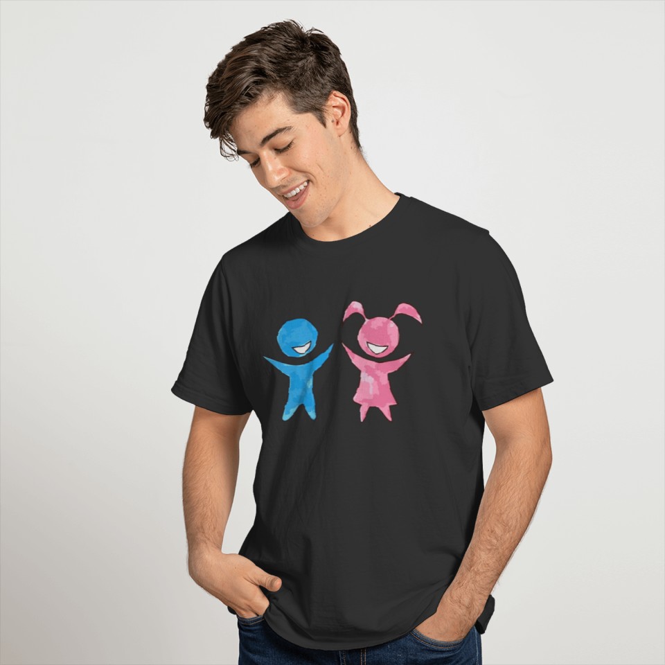 Blue Boy | Pink Girl T-shirt