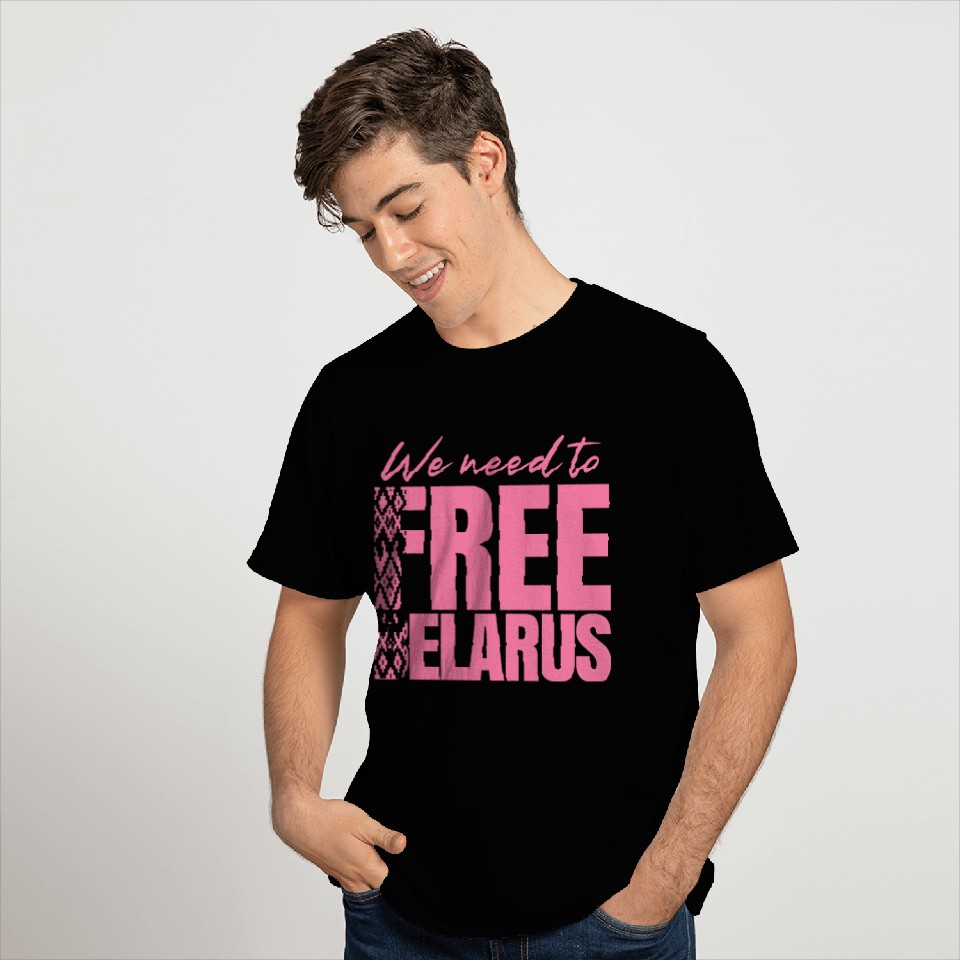 Free Belarus Dictator Freedom Protest Democracy T Shirts