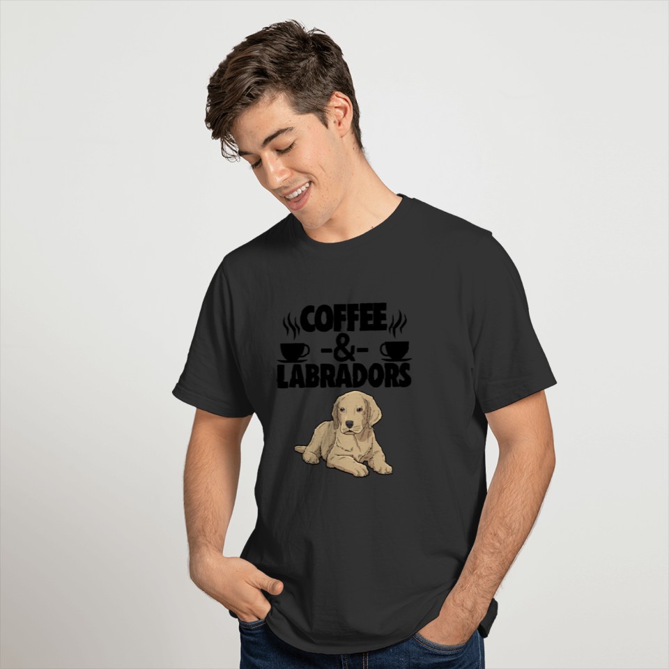 Coffee & Labradors T-shirt