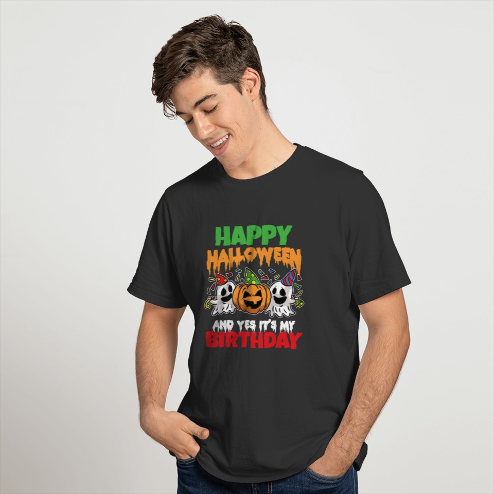 Happy Halloween Birthday T-shirt