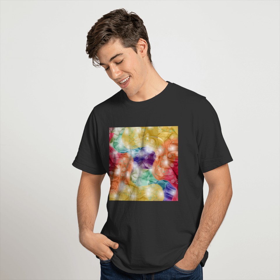 Trendy Modern Colorful Fantasy Ink Art T Shirts