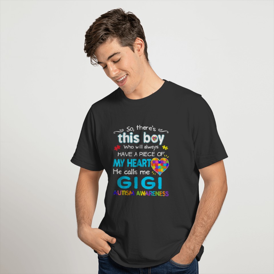 He Calls Me GiGi - Autism Awareness T-shirt