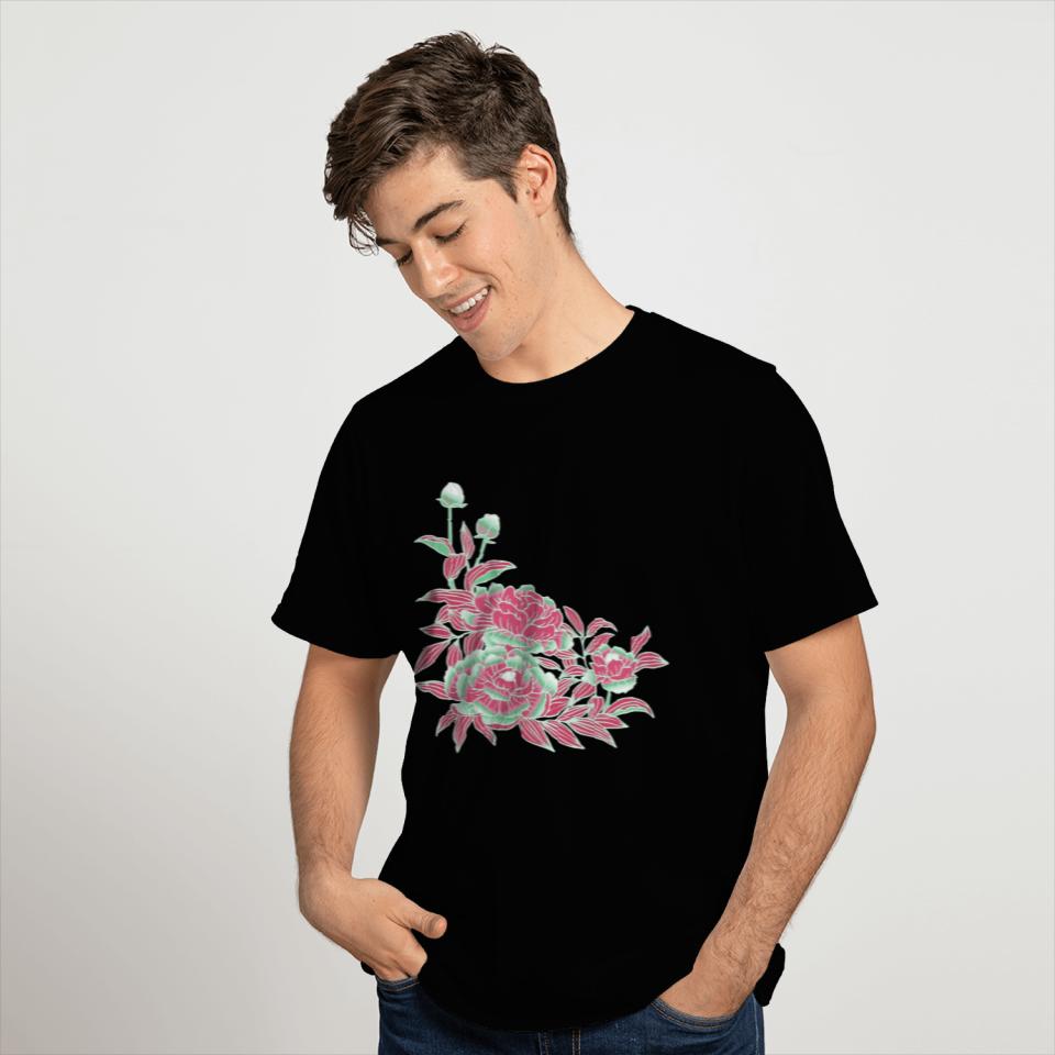Abrosexual Pride Peony Flower Arrangement T Shirts