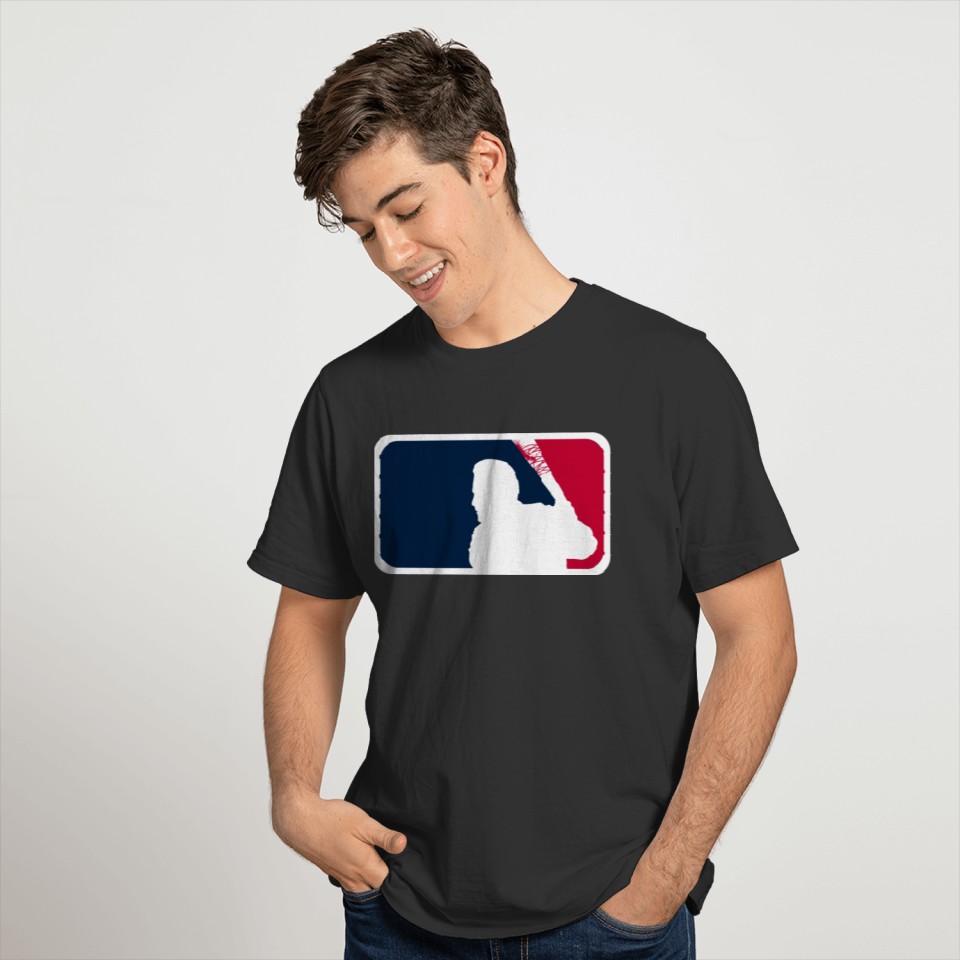 Negan League Baseball Logo Zombie Parodie T-shirt