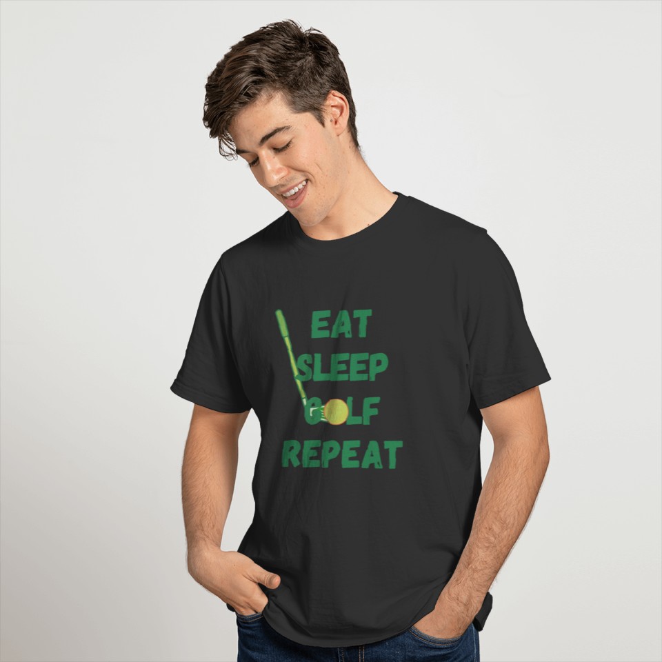 Eat Sleep Golf Repeat T-shirt