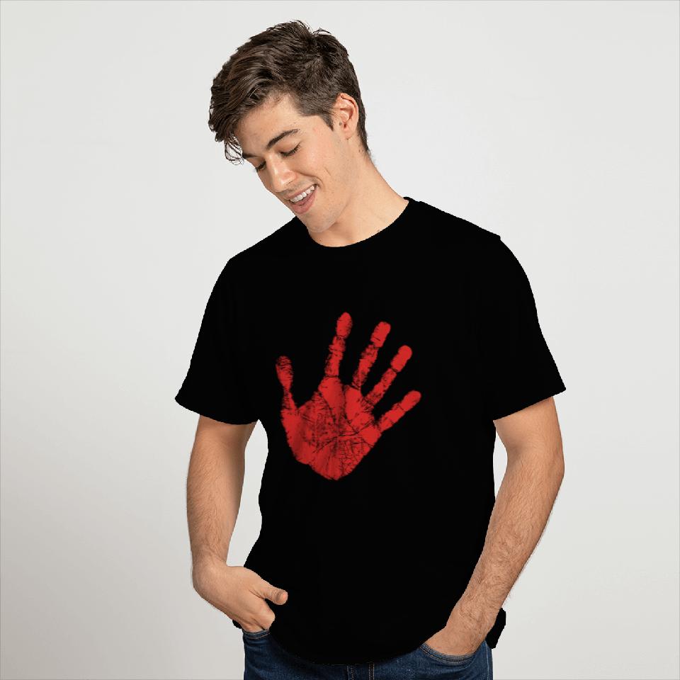 Red Hand - Supporter of MMIW T Shirts