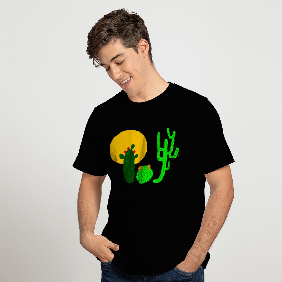 Cactus life Fitted Scoop T Shirts