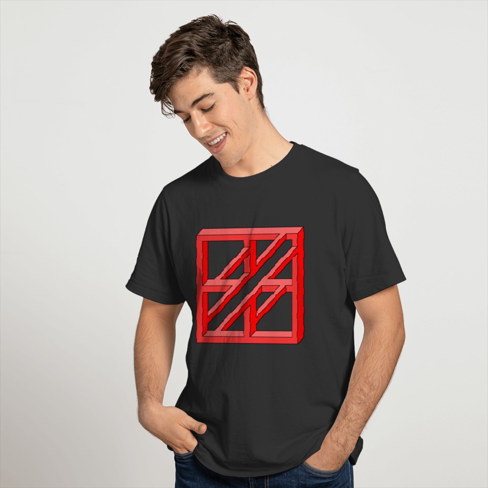 Squared Illusion No.4 T-shirt