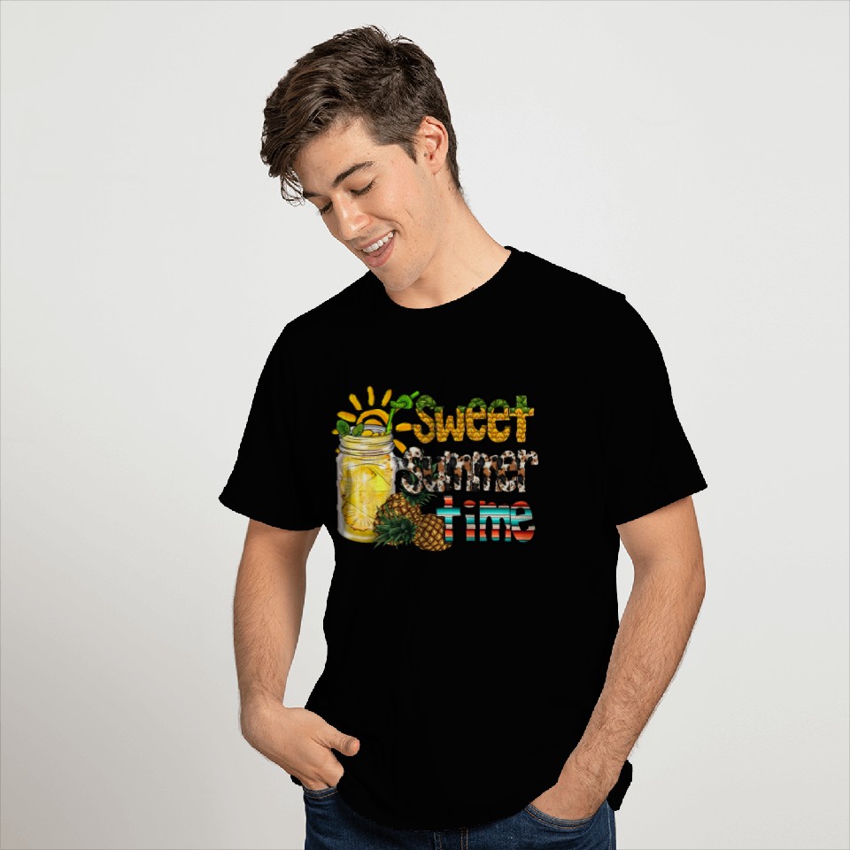 Sweet Summer Time Pineapple T Shirts