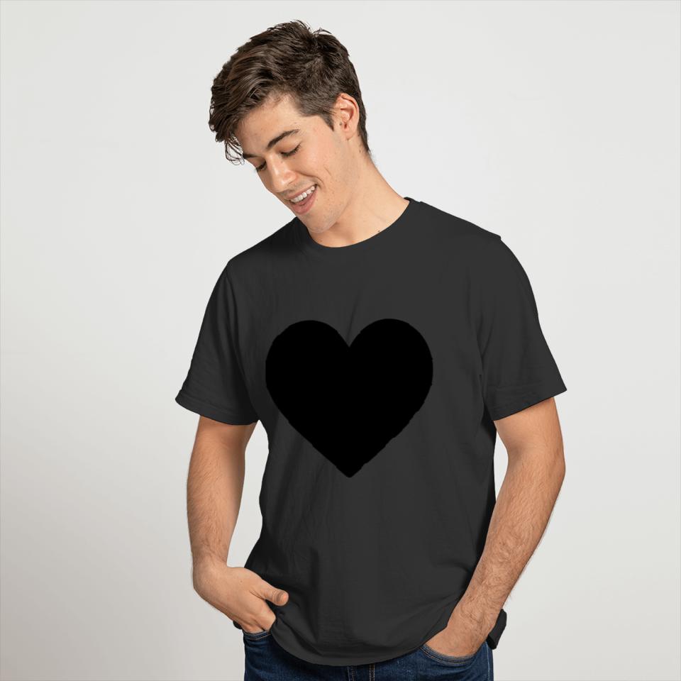 black heart T-shirt