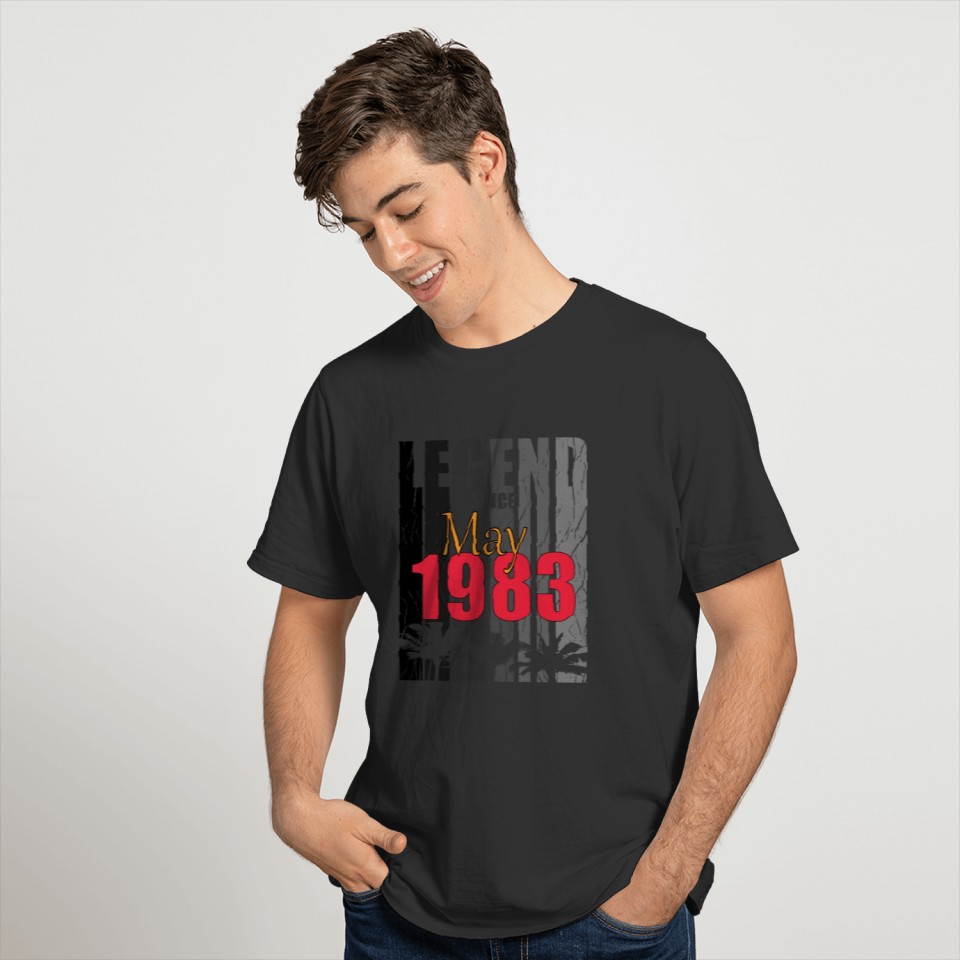 May 1983 Vintage Birthday gift T-shirt