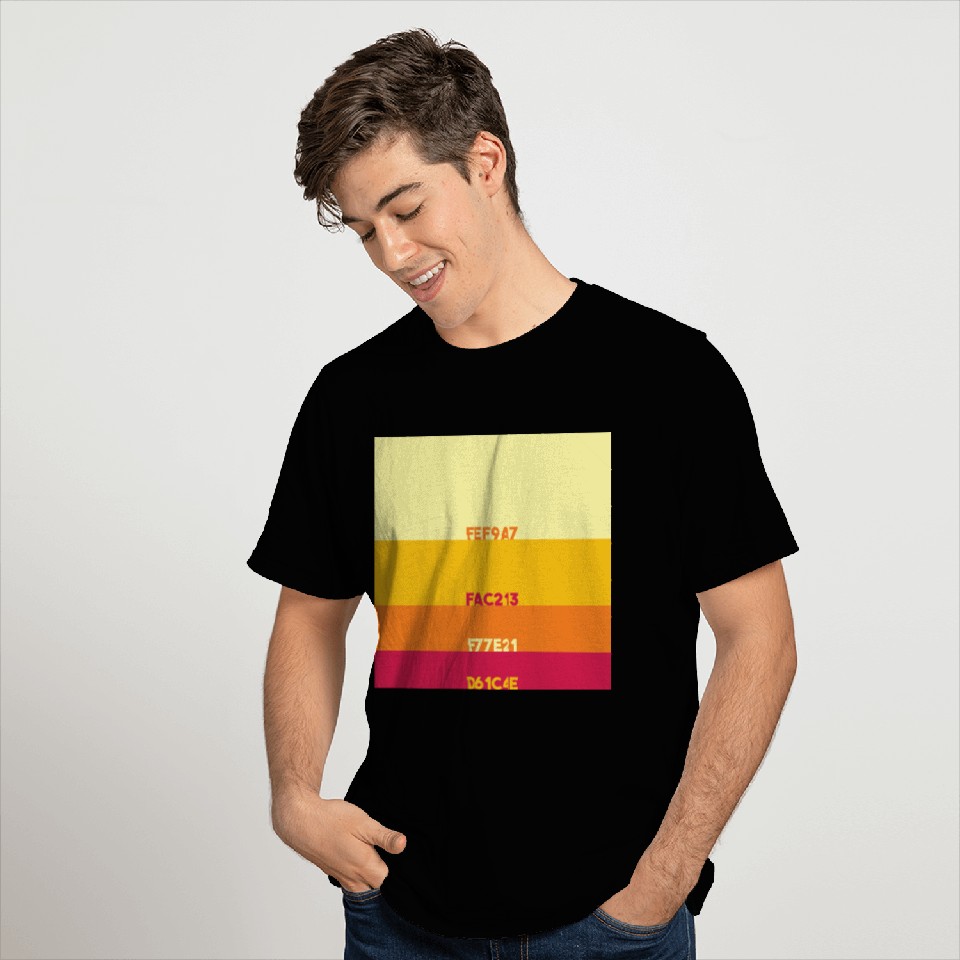 Hex Summer Sunset T Shirts