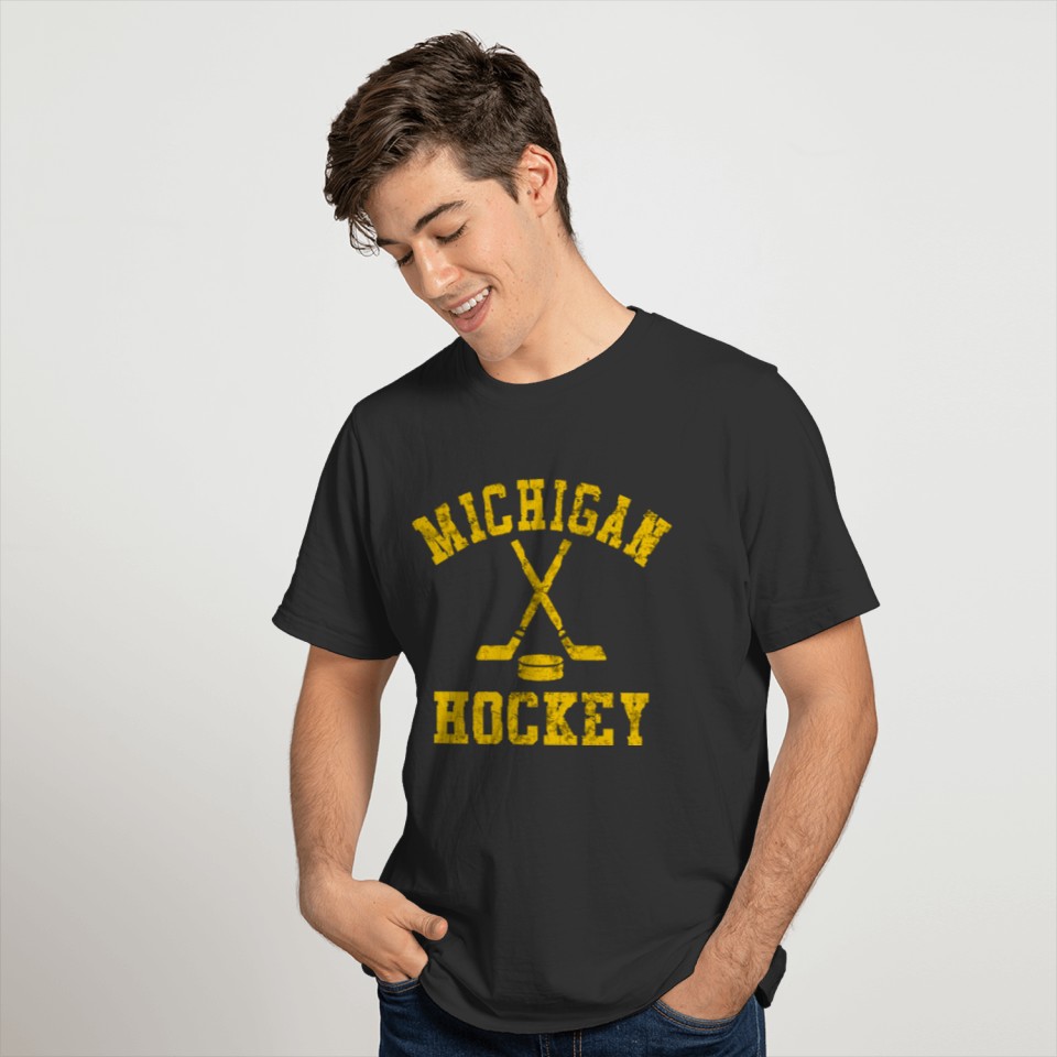 Vintage Michigan Hockey T Shirts