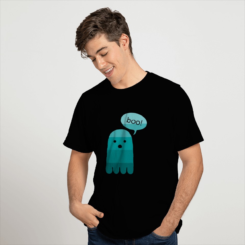 Persian Green Boo Ghost Halloween T Shirts