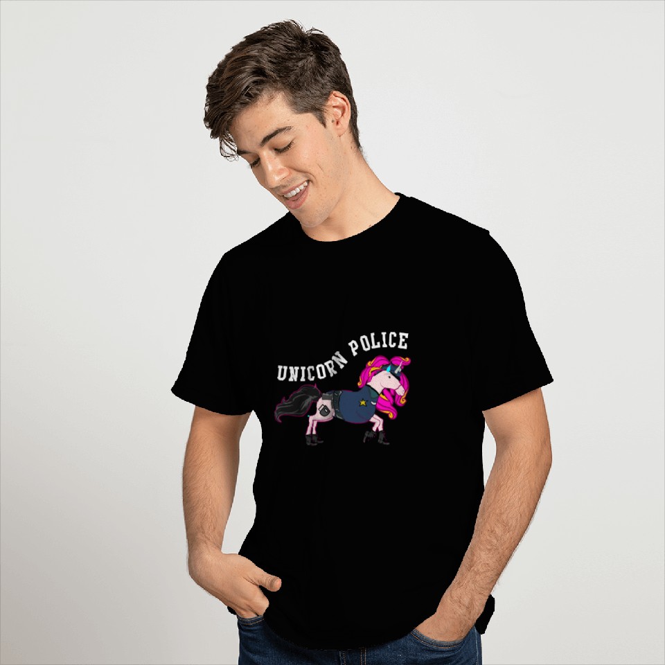 Unicorn police T Shirts