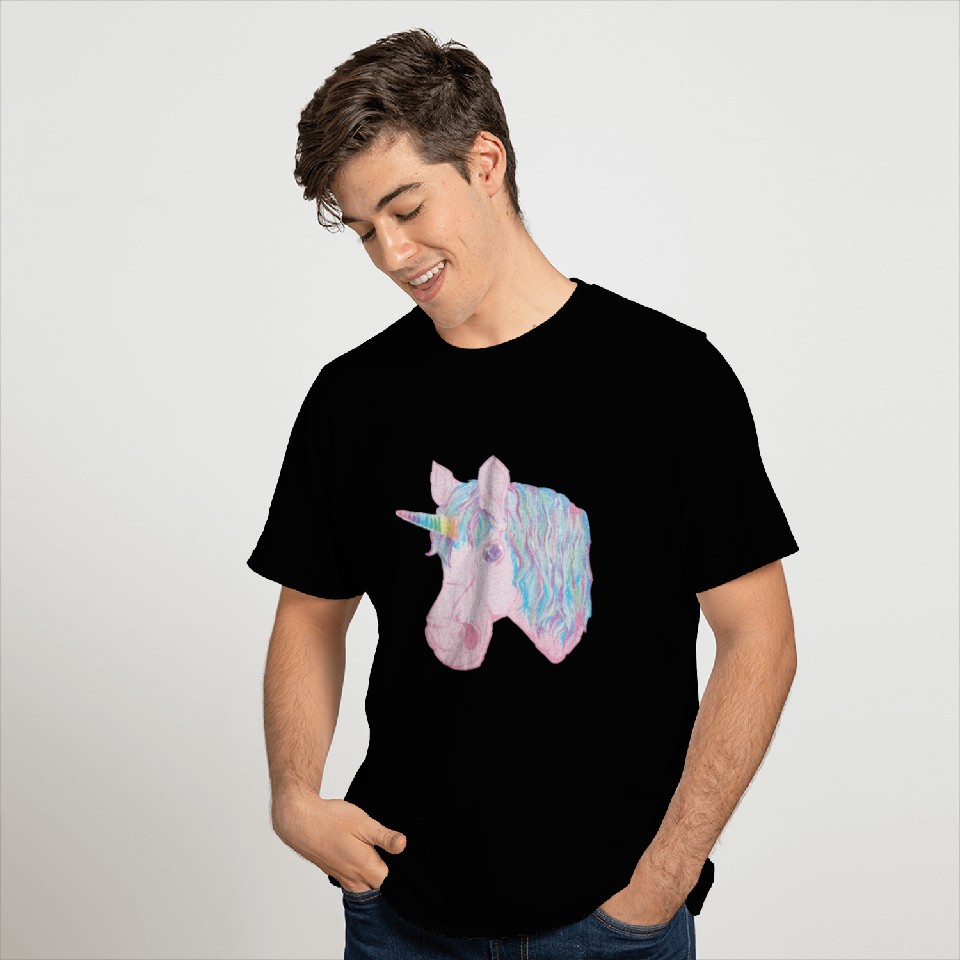 kawaii rainbow unicorn T Shirts