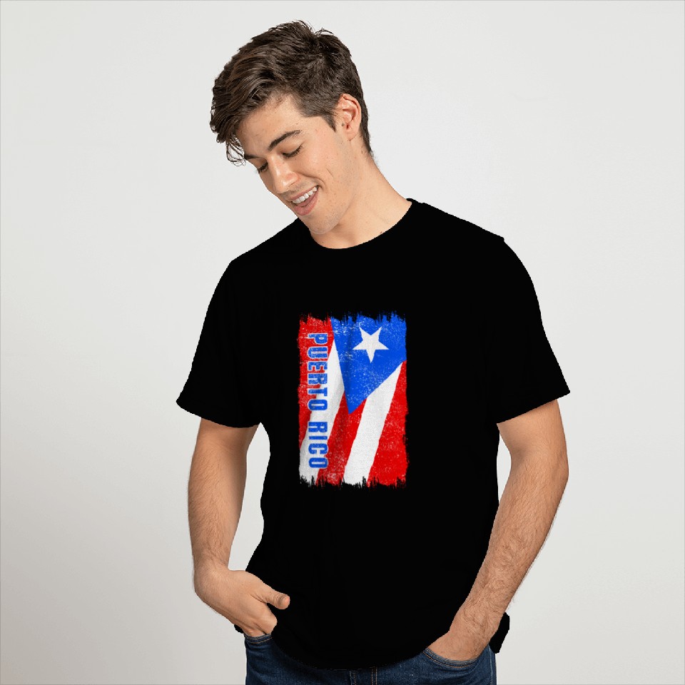 Puerto Rico flag T Shirts