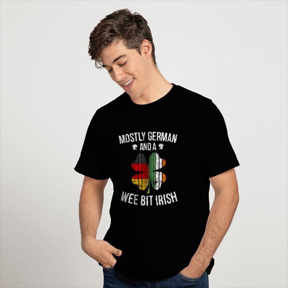 German Wee Bit Irish Germany Patrick Day T Shirts