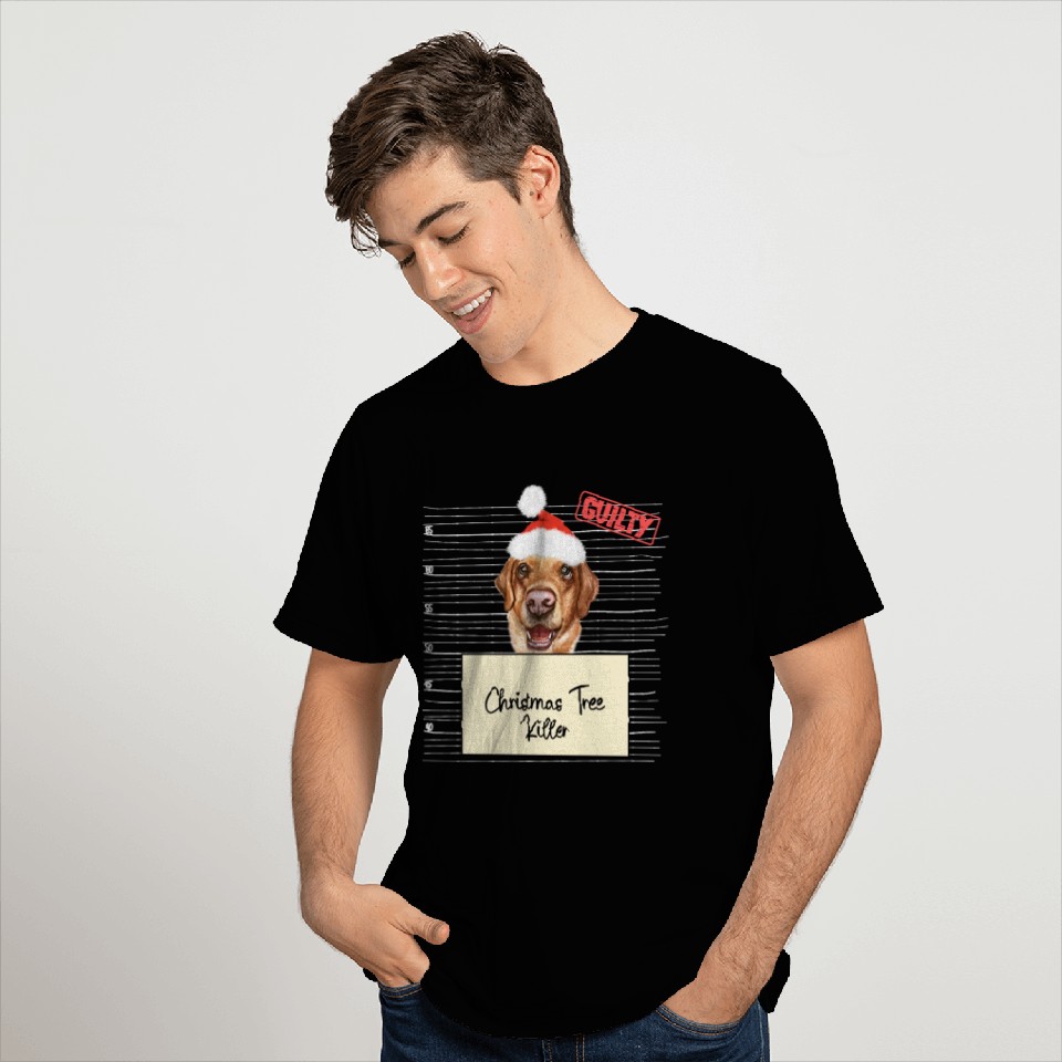 Labrador christmas funny prison T Shirts