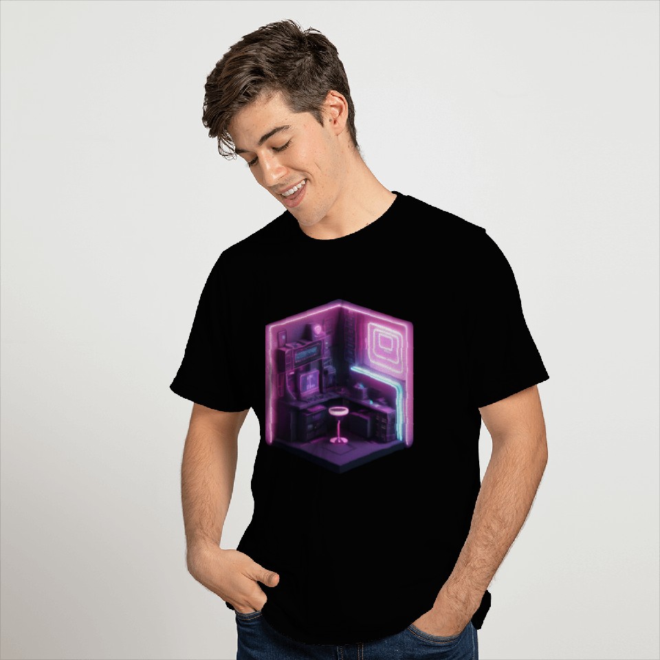Isometric Modern Room Cube T Shirts
