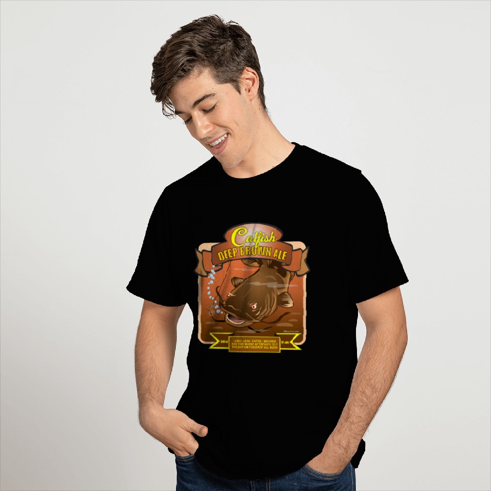 Catfish Deep Brown Ale T Shirts