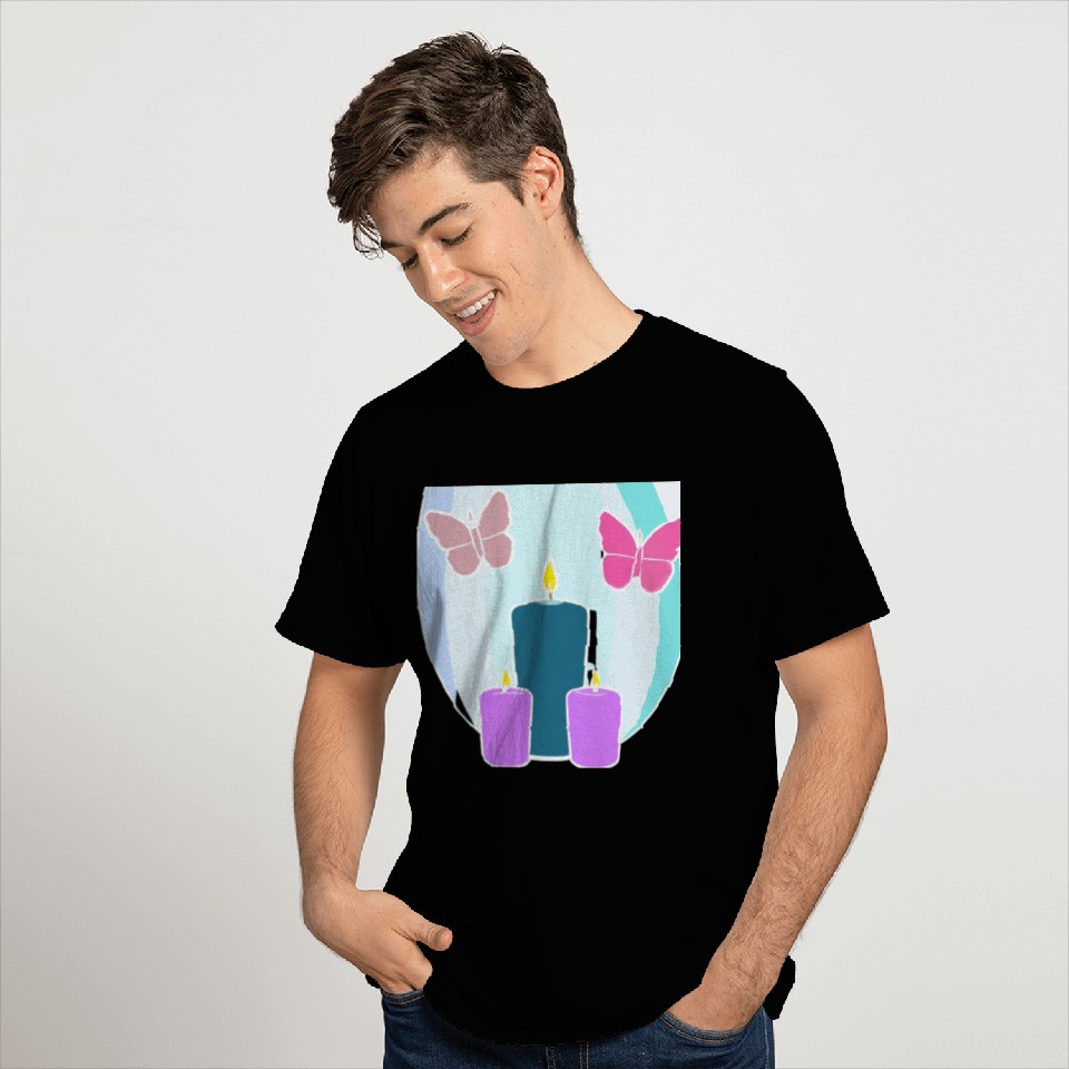 colored candles T Shirts