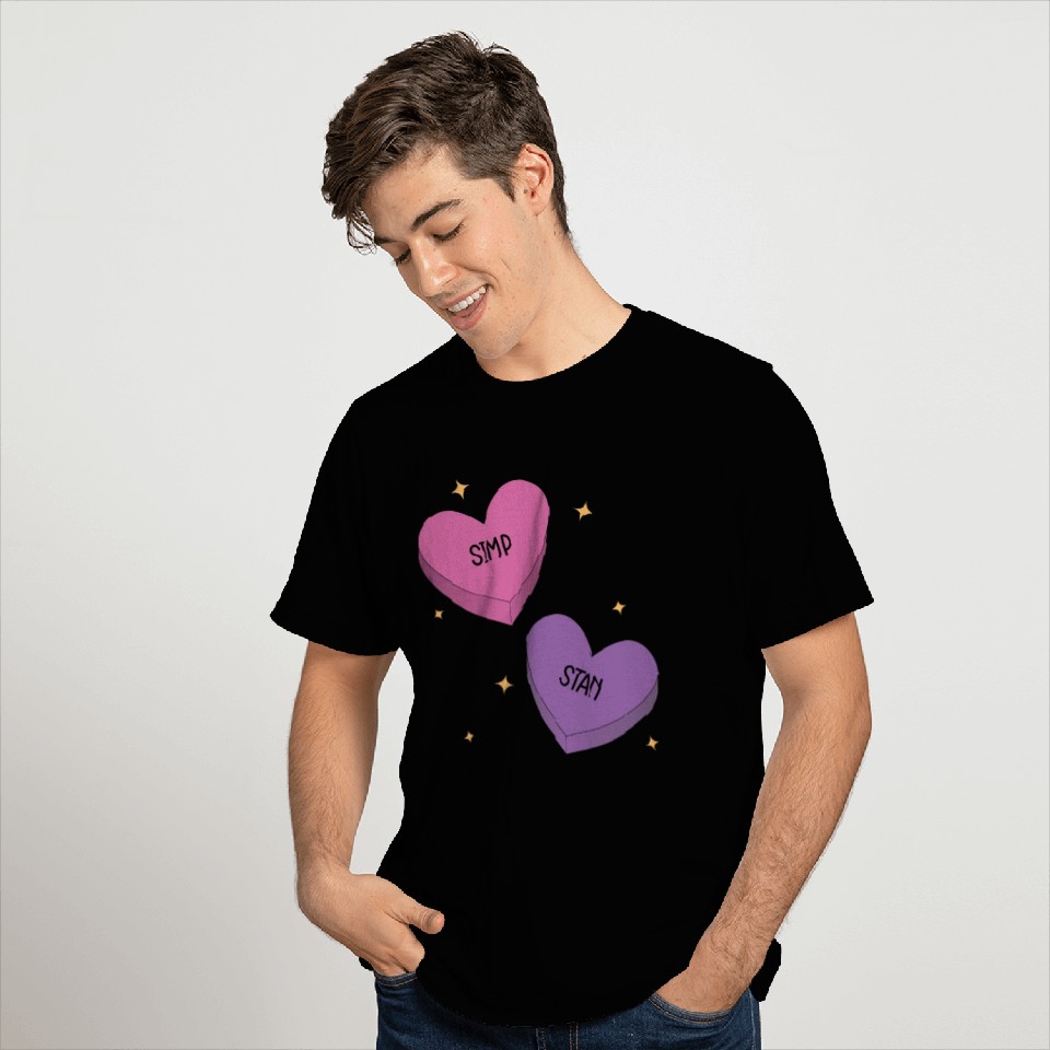 Fun Candy Hearts T Shirts