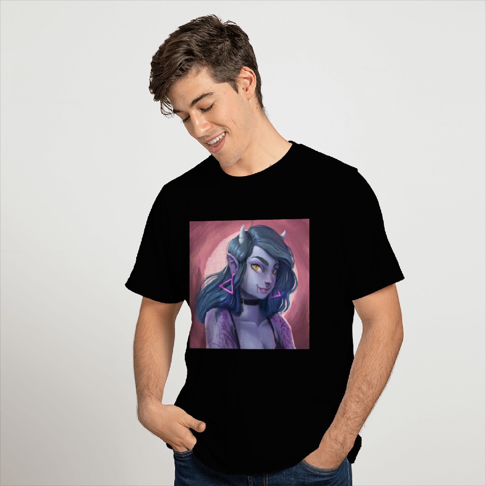 Alpha Female illustration as vampire T Shirts