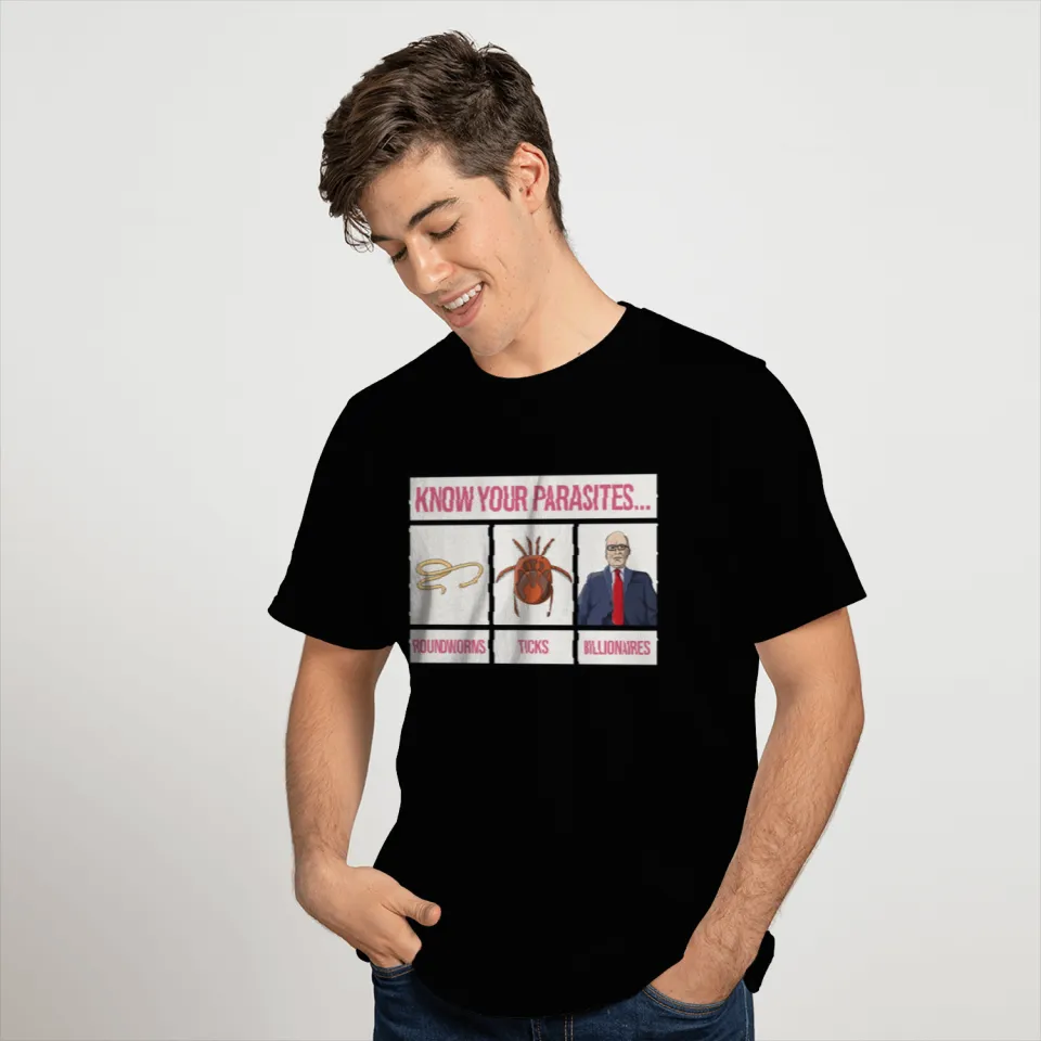 Know Your Parasites - Anti Billionaire T Shirts