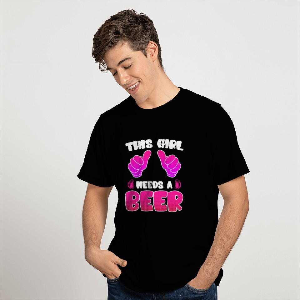 This girl needs a beer vacation Spring Break T Shirts