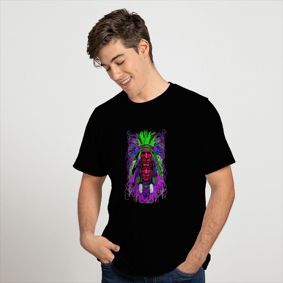 Psychedelic Native T Shirts