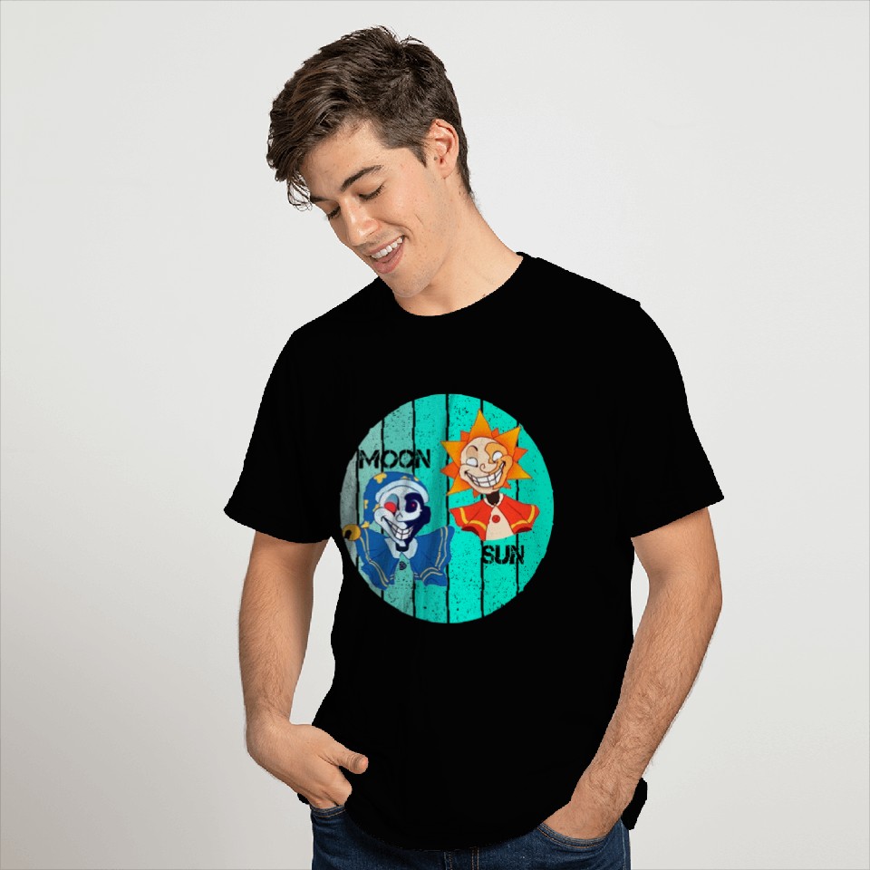 Fnaf Security Breach Sun And Moon T Shirts