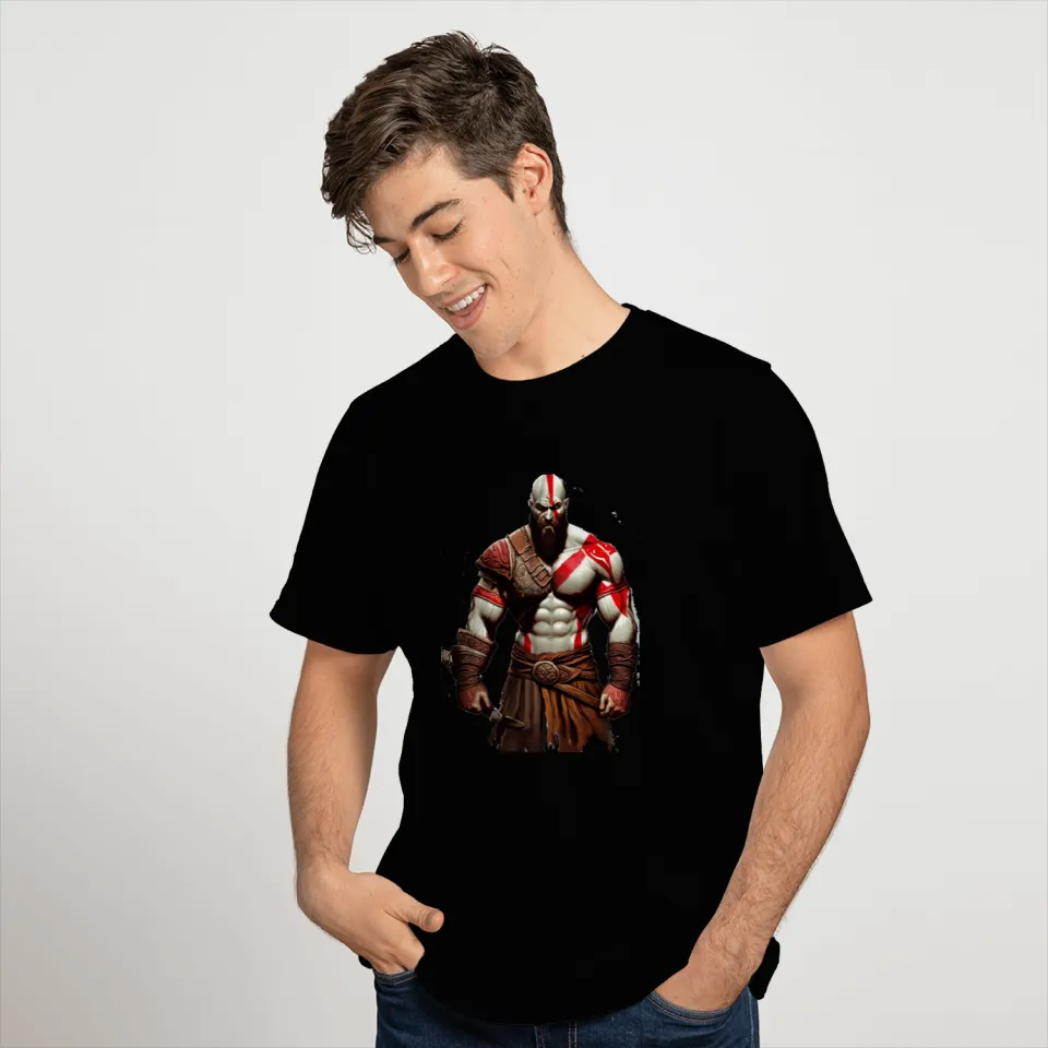 iconic Kratos, the God of War T Shirts