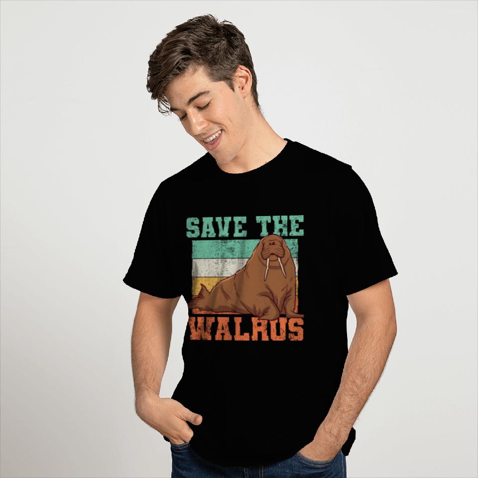 Walrus Endangered Conservation Vintage T Shirts