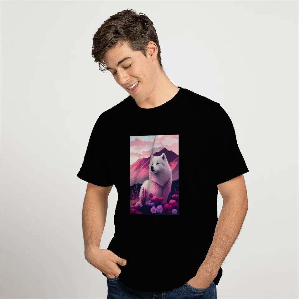 Samoyed Nature T Shirts