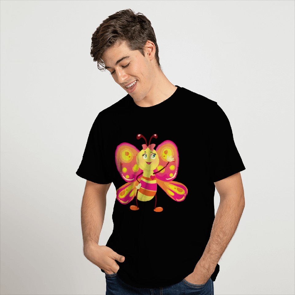 Bubbly Butterfly T Shirts