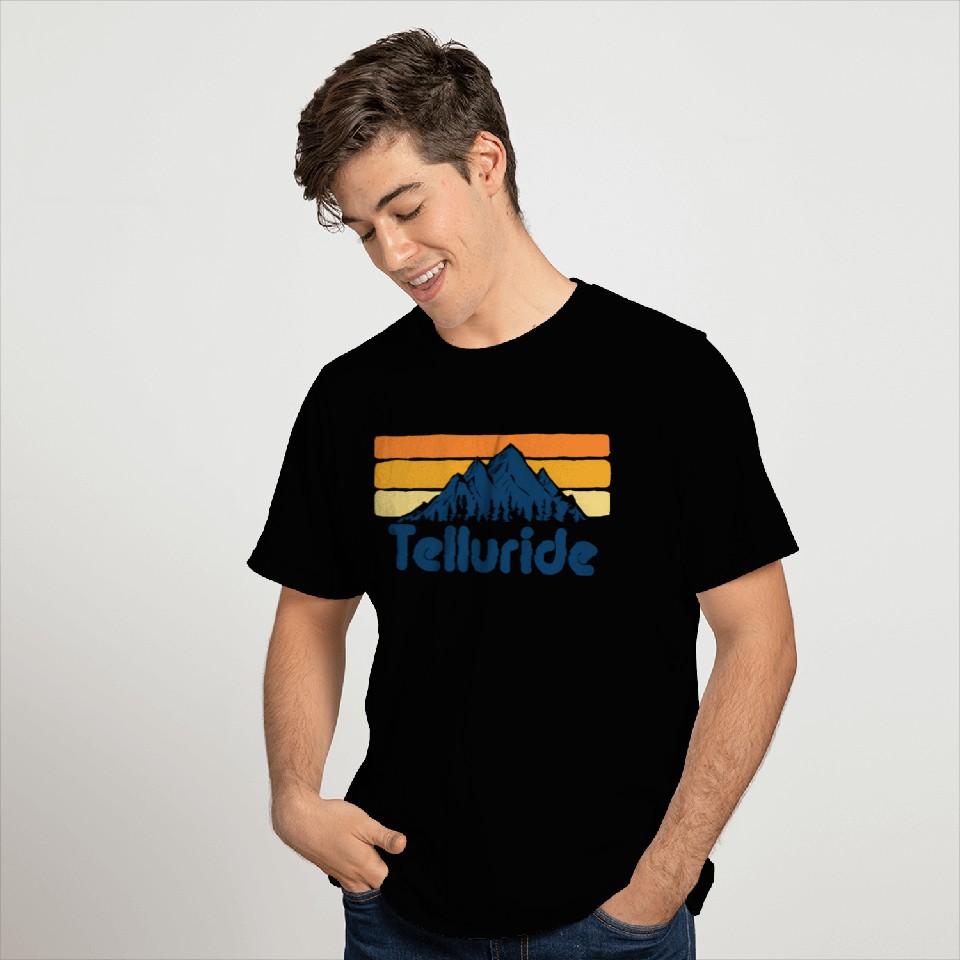 Telluride Colorado Mountains 80S T Shirts
