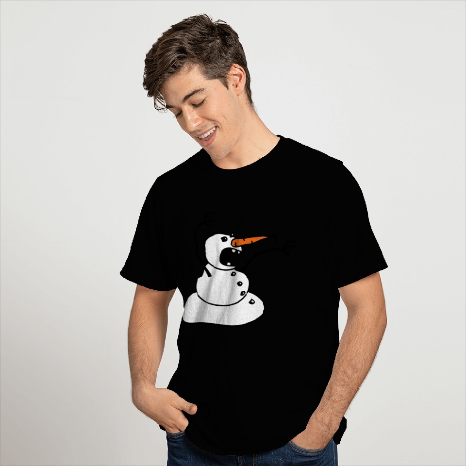 Angry Snowman T Shirts