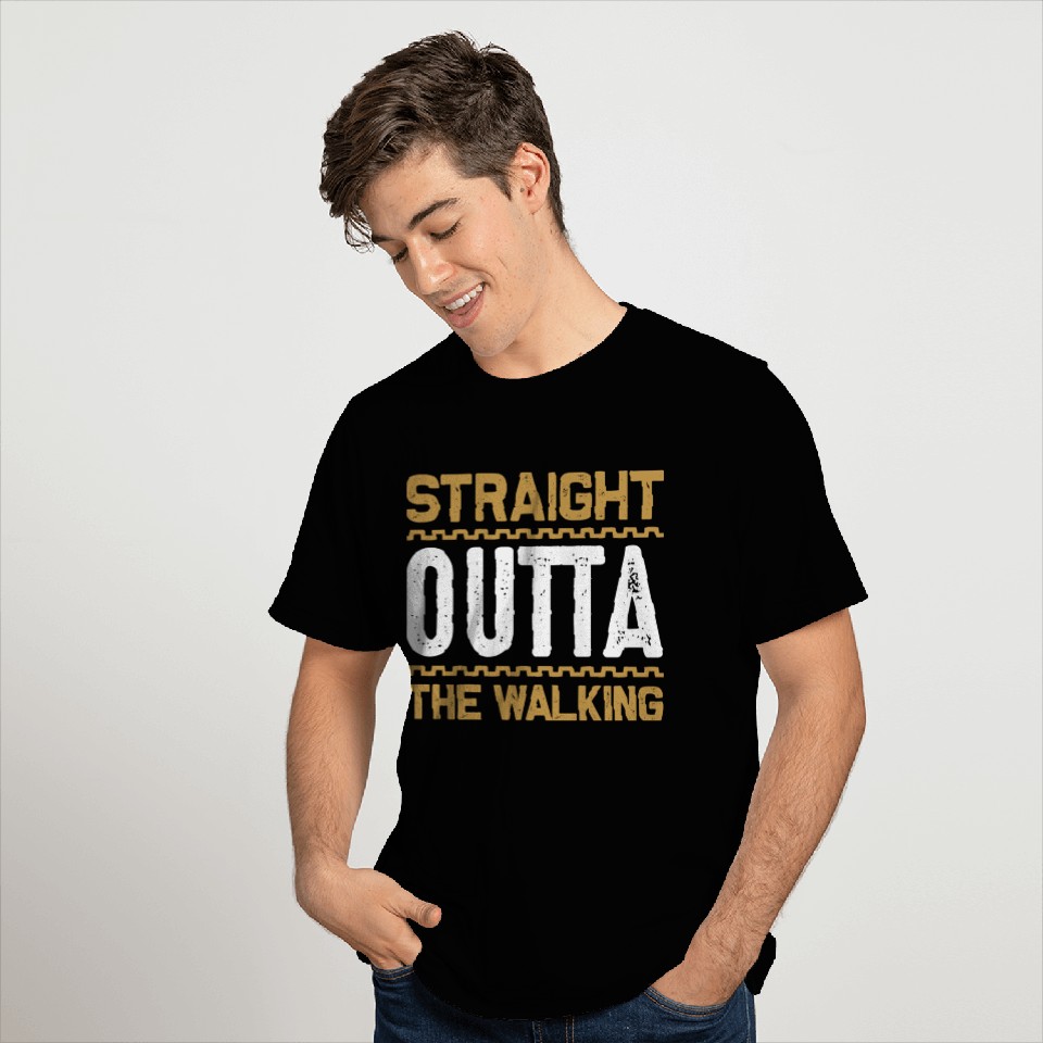 Walking Straight T Shirts