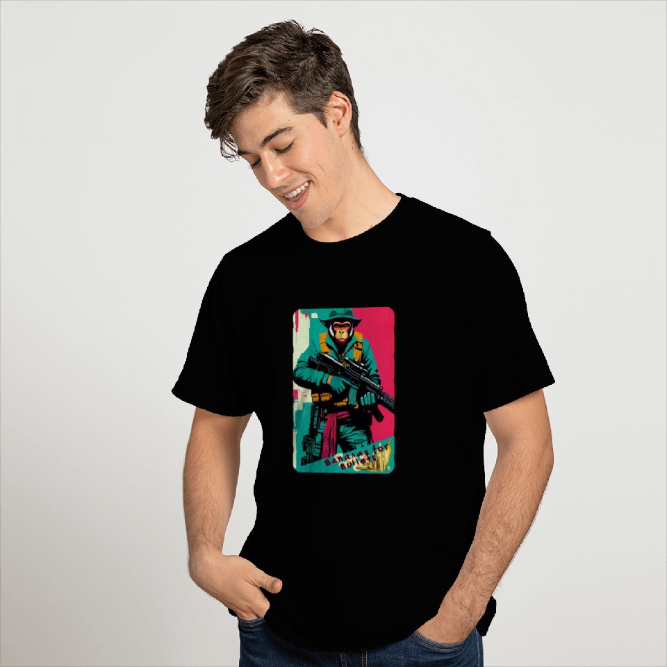 Apex Predator: A Gun-Toting Ape Design 3 T Shirts