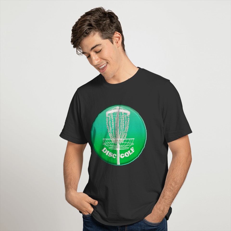 Disc Golf Green Frisbee T Shirts