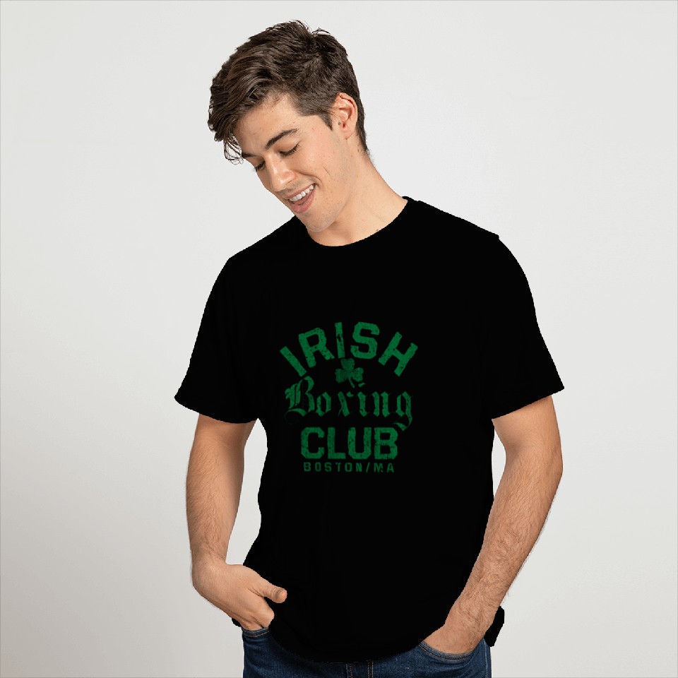 Irish Boxing Club Boston Massachusetts T Shirts